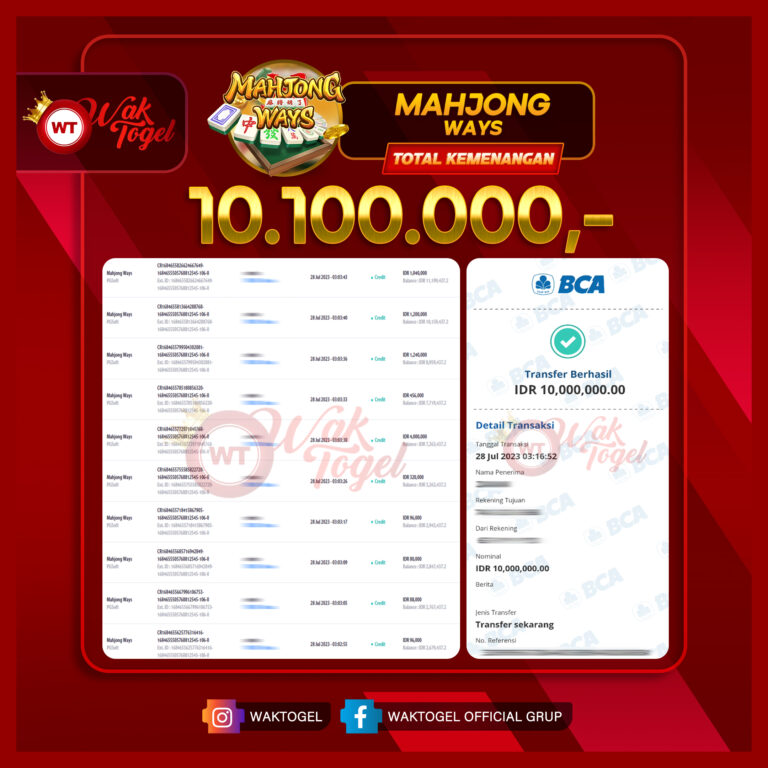 BUKTI PEMBAYARAN SLOT WAKTOGEL