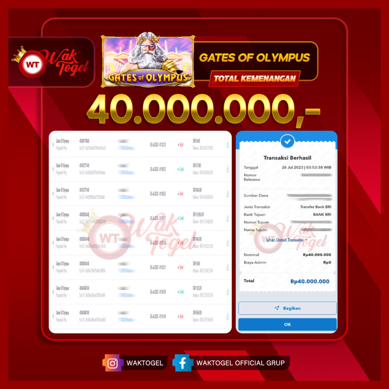 BUKTI PEMBAYARAN SLOT WAKTOGEL