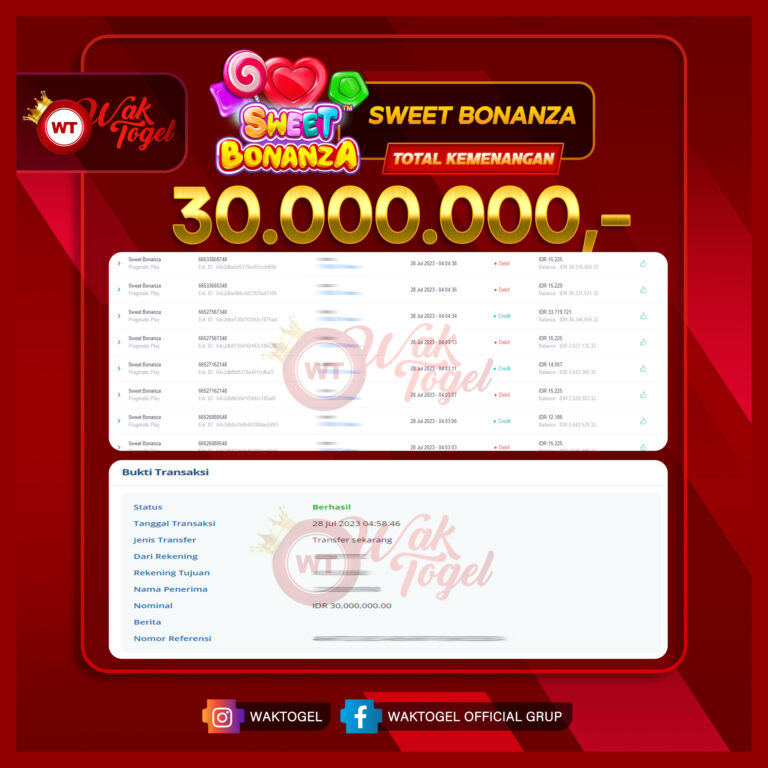 BUKTI PEMBAYARAN SLOT WAKTOGEL