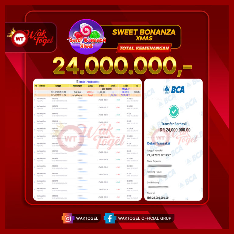 BUKTI PEMBAYARAN SLOT WAKTOGEL