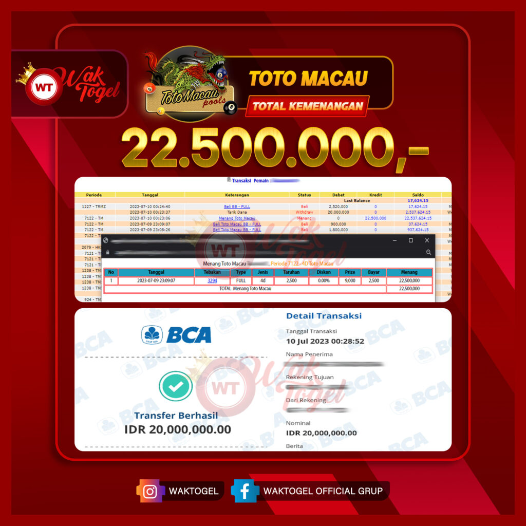 BUKTI PEMBAYARAN TOTOMACAU WAKTOGEL