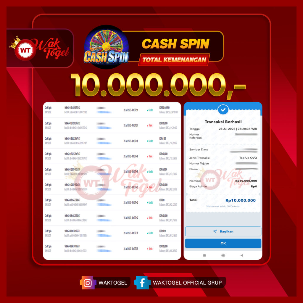 BUKTI PEMBAYARAN SLOT WAKTOGEL