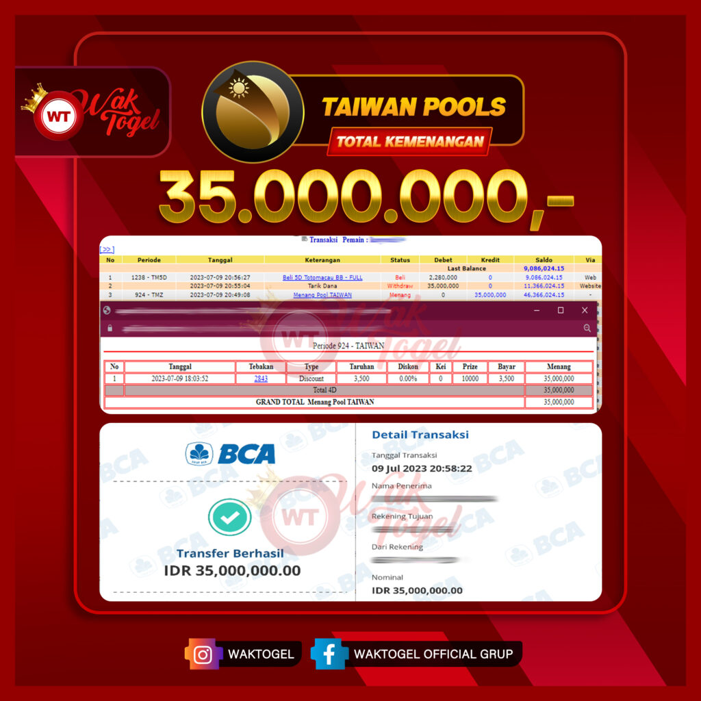 BUKTI PEMBAYARAN TAIWAN WAKTOGEL