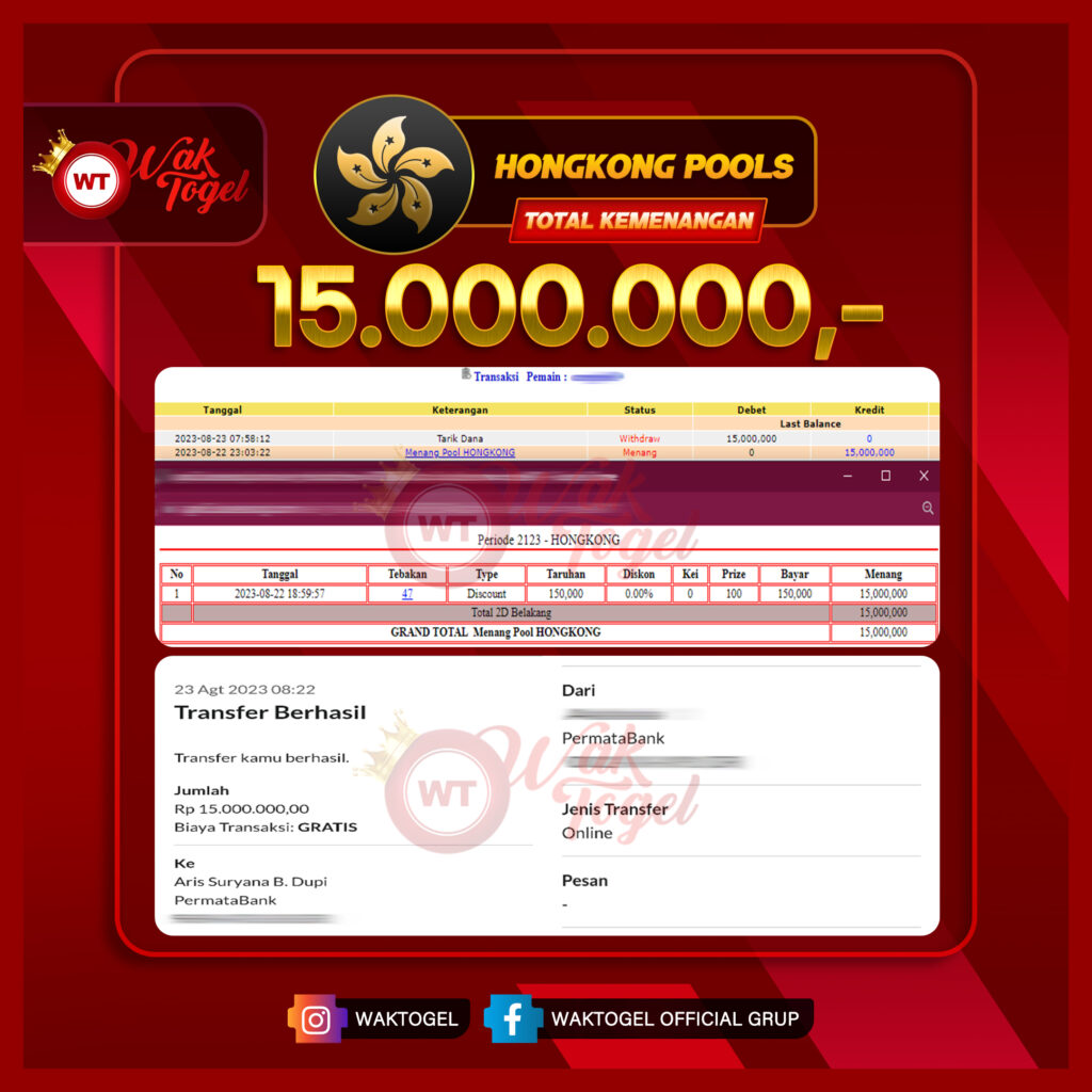 BUKTI PEMBAYARAN HONGKONG WAKTOGEL