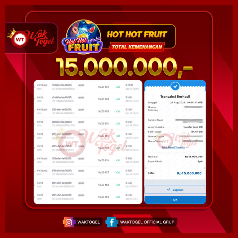 BUKTI PEMBAYARAN SLOT WAKTOGEL