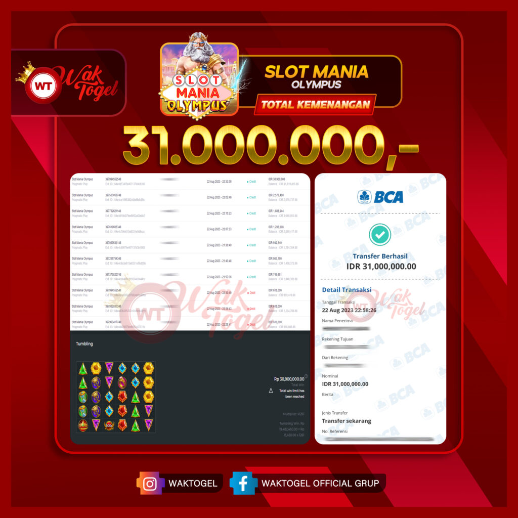 BUKTI PEMBAYARAN SLOT WAKTOGEL