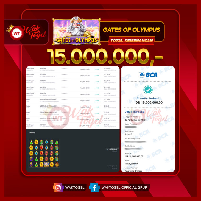 BUKTI PEMBAYARAN SLOT WAKTOGEL