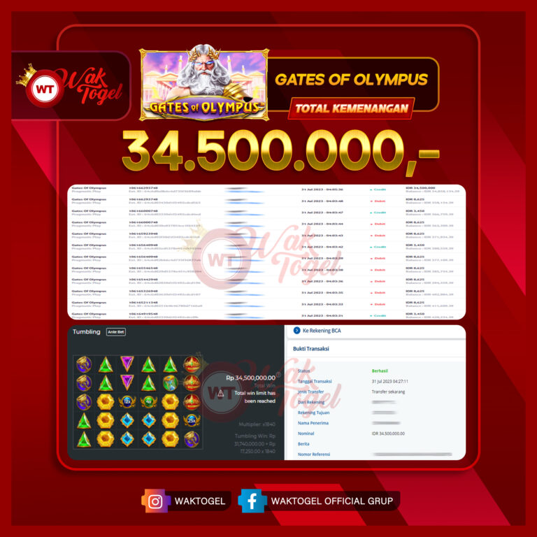 BUKTI PEMBAYARAN SLOT WAKTOGEL