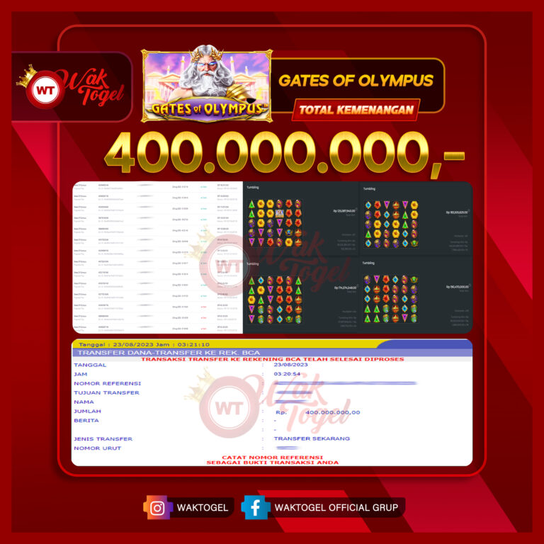 BUKTI PEMBAYARAN SLOT WAKTOGEL