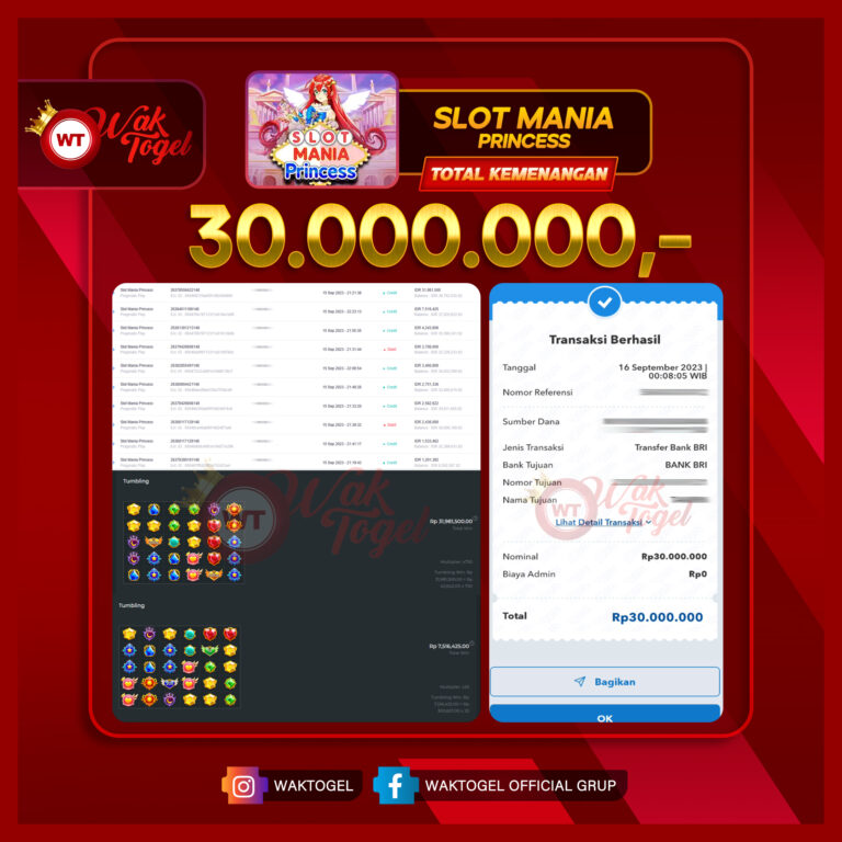 BUKTI PEMBAYARAN SLOT WAKTOGEL