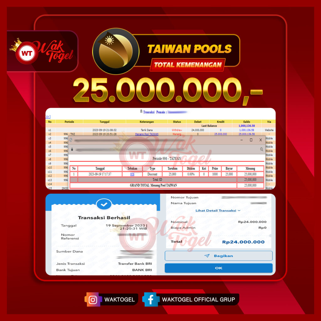 BUKTI PEMBAYARAN TAIWAN WAKTOGEL