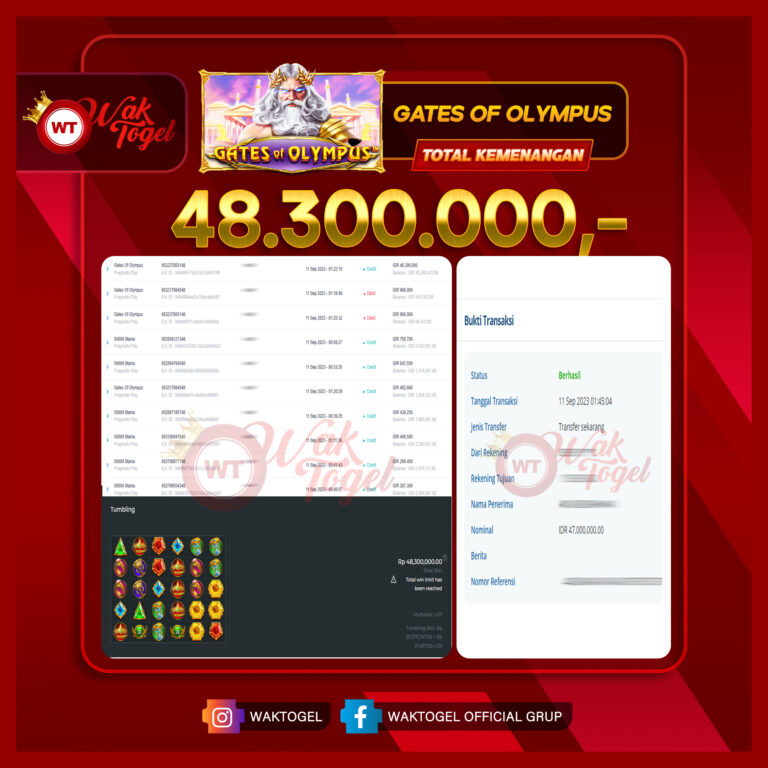 BUKTI PEMBAYARAN SLOT WAKTOGEL