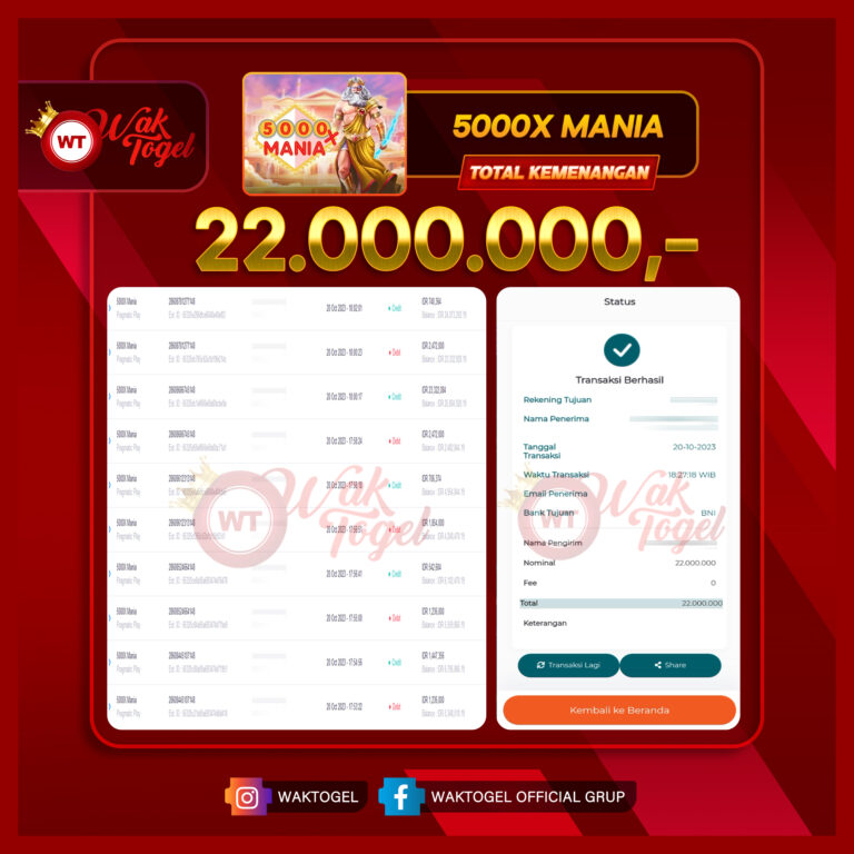 BUKTI PEMBAYARAN SLOT WAKTOGEL