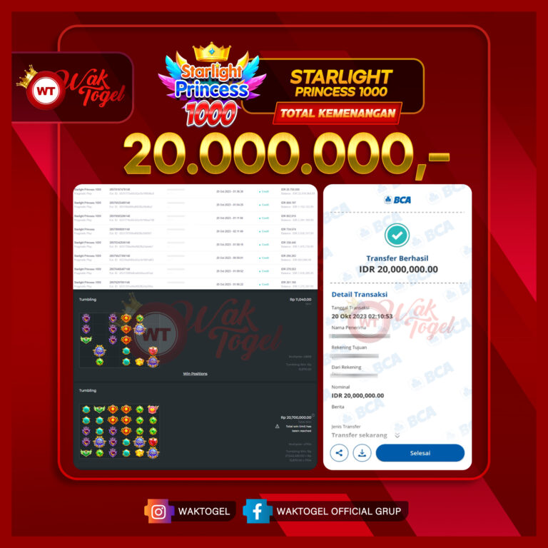 BUKTI PEMBAYARAN SLOT WAKTOGEL