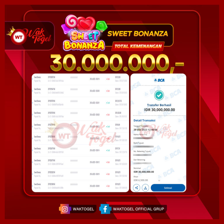 BUKTI PEMBAYARAN SLOT WAKTOGEL