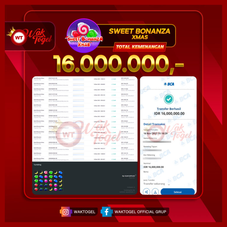 BUKTI PEMBAYARAN SLOT WAKTOGEL