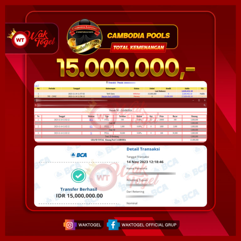 BUKTI PEMBAYARAN CAMBODIA WAKTOGEL