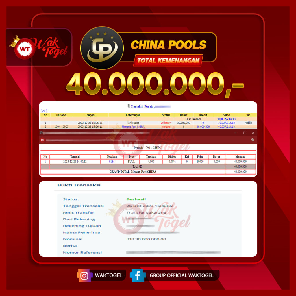 BUKTI PEMBAYARAN CHINA WAKTOGEL