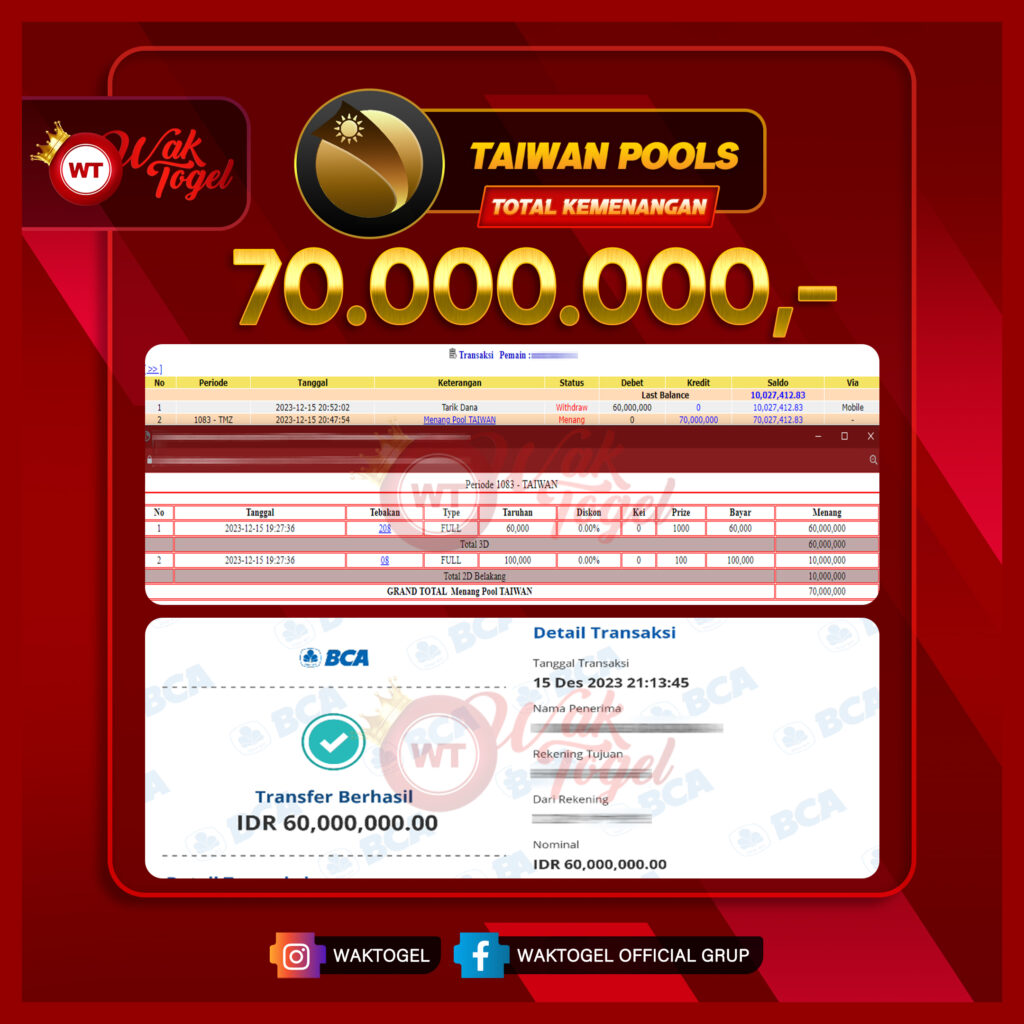 BUKTI PEMBAYARAN TAIWAN WAKTOGEL