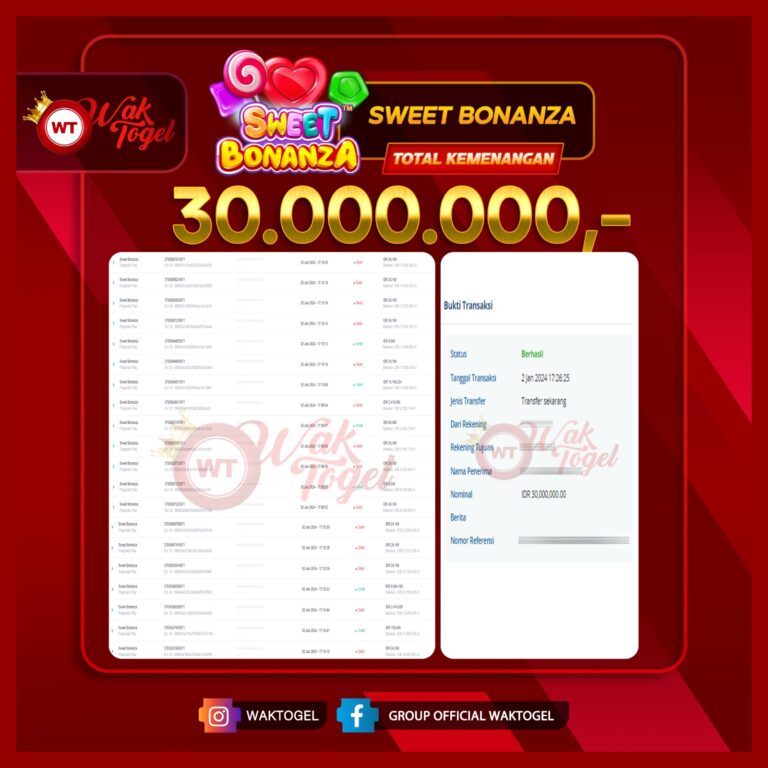 BUKTI PEMBAYARAN SLOT WAKTOGEL