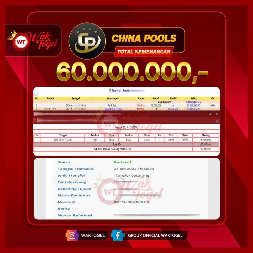 BUKTI PEMBAYARAN CHINA WAKTOGEL