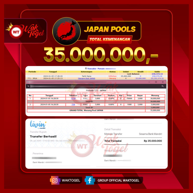 BUKTI PEMBAYARAN JAPAN WAKTOGEL