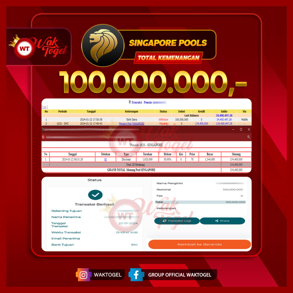 BUKTI PEMBAYARAN SINGAPORE WAKTOGEL