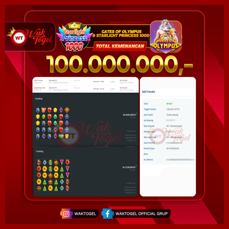 BUKTI PEMBAYARAN SLOT WAKTOGEL