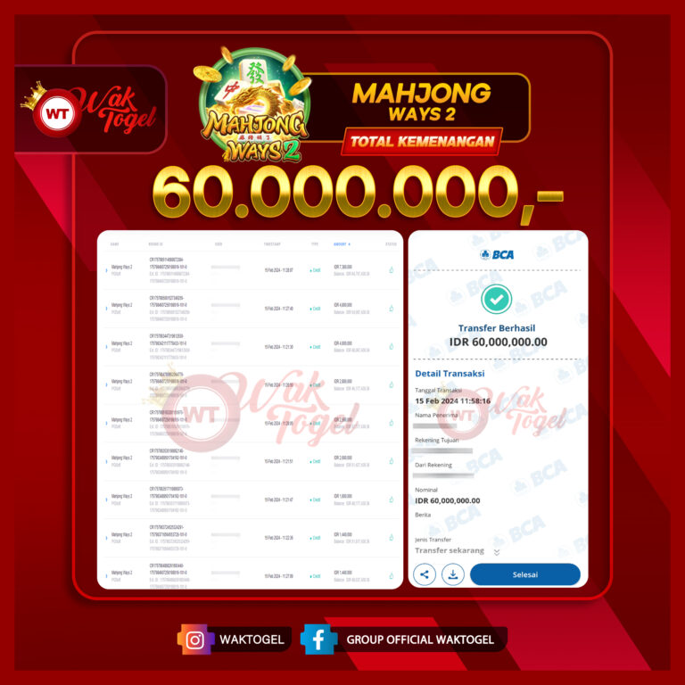 BUKTI PEMBAYARAN SLOT WAKTOGEL