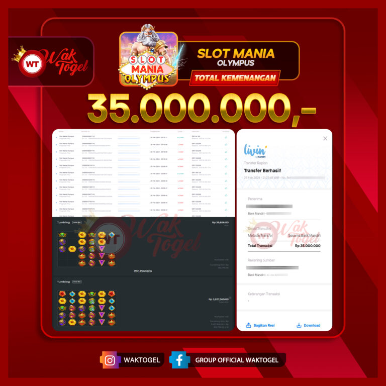 BUKTI PEMBAYARAN SLOT WAKTOGEL