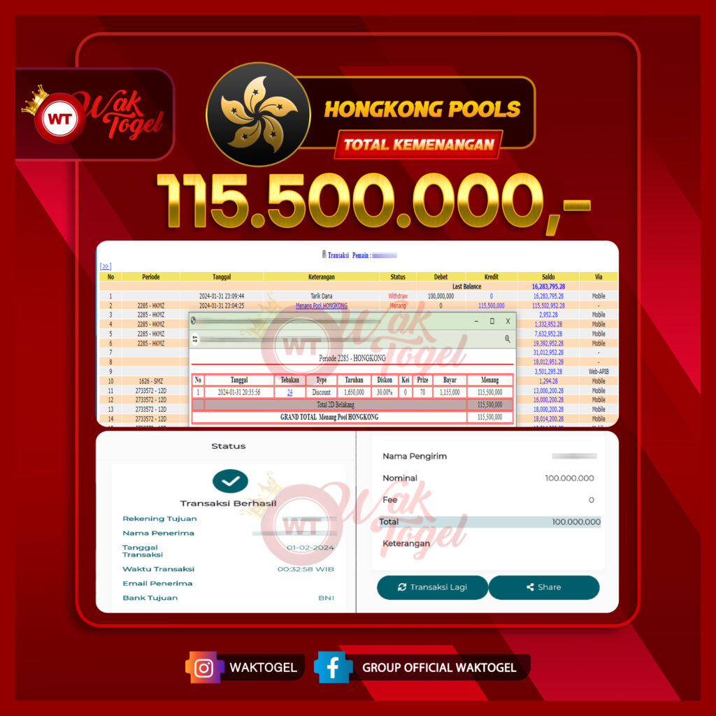 BUKTI PEMBAYARAN HONGKONG WAKTOGEL