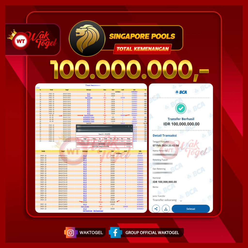 BUKTI PEMBAYARAN SINGAPORE WAKTOGEL