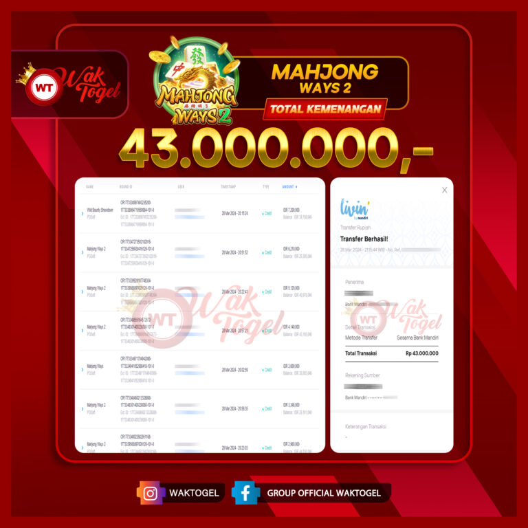 BUKTI PEMBAYARAN SLOT WAKTOGEL