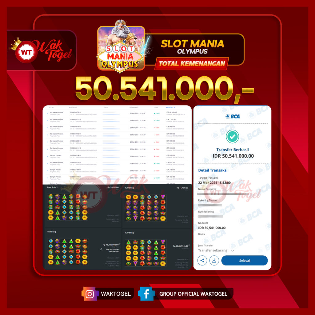 BUKTI PEMBAYARAN SLOT WAKTOGEL