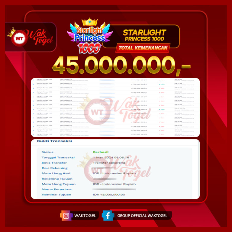 BUKTI PEMBAYARAN SLOT WAKTOGEL