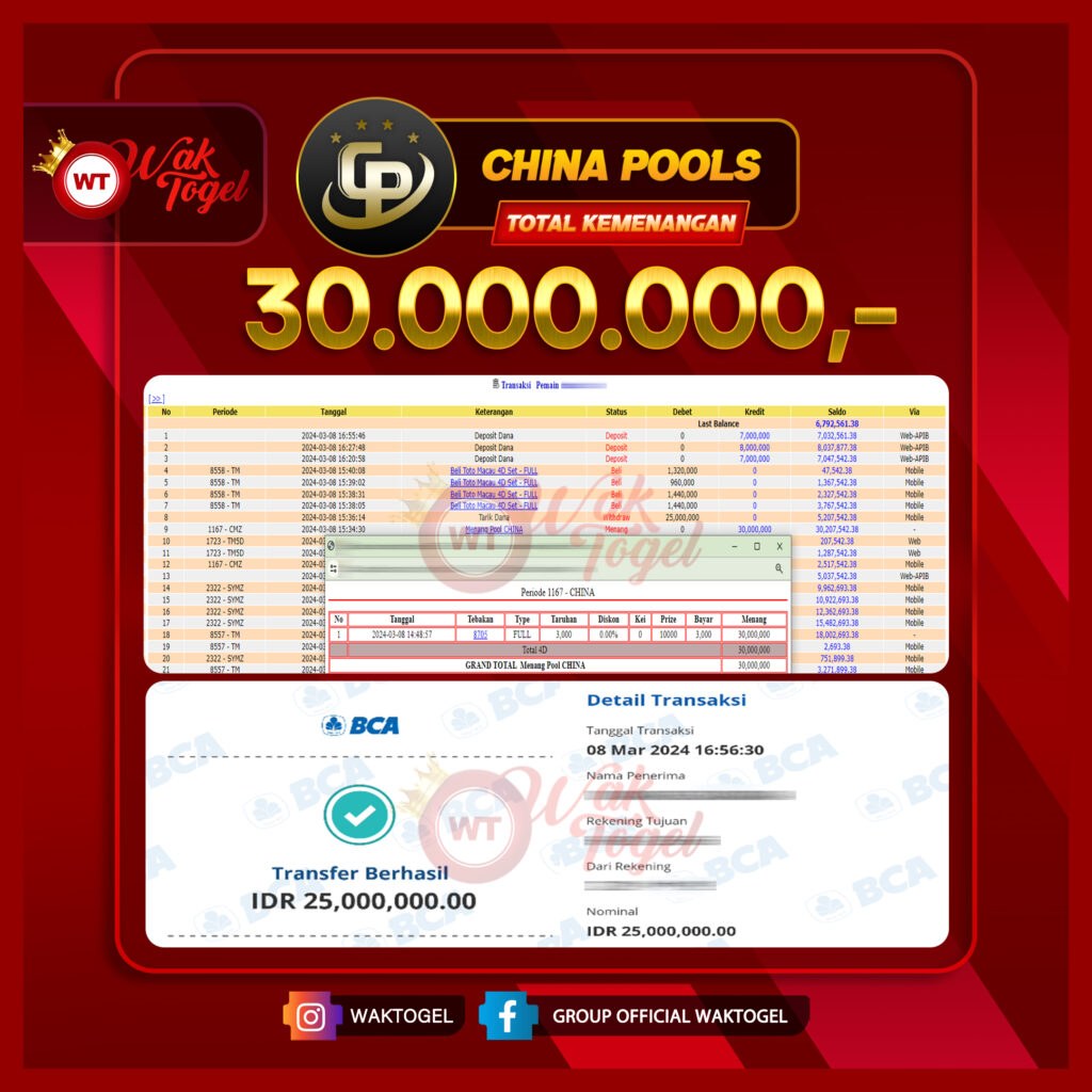 BUKTI PEMBAYARAN CHINA WAKTOGEL