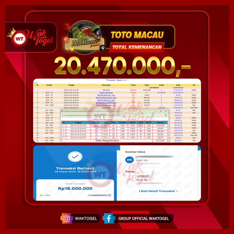 BUKTI PEMBAYARAN TOTOMACAU WAKTOGEL