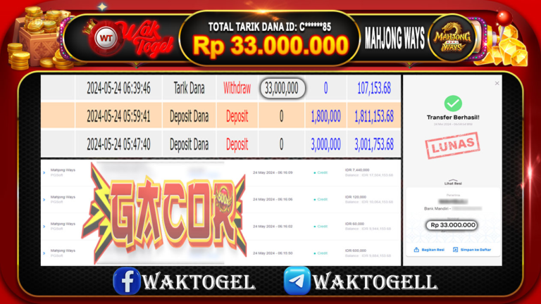 BUKTI PEMBAYARAN SLOT WAKTOGEL