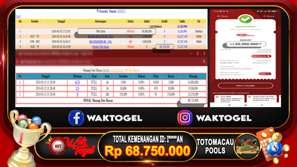 BUKTI PEMBAYARAN TOTOMACAU WAKTOGEL