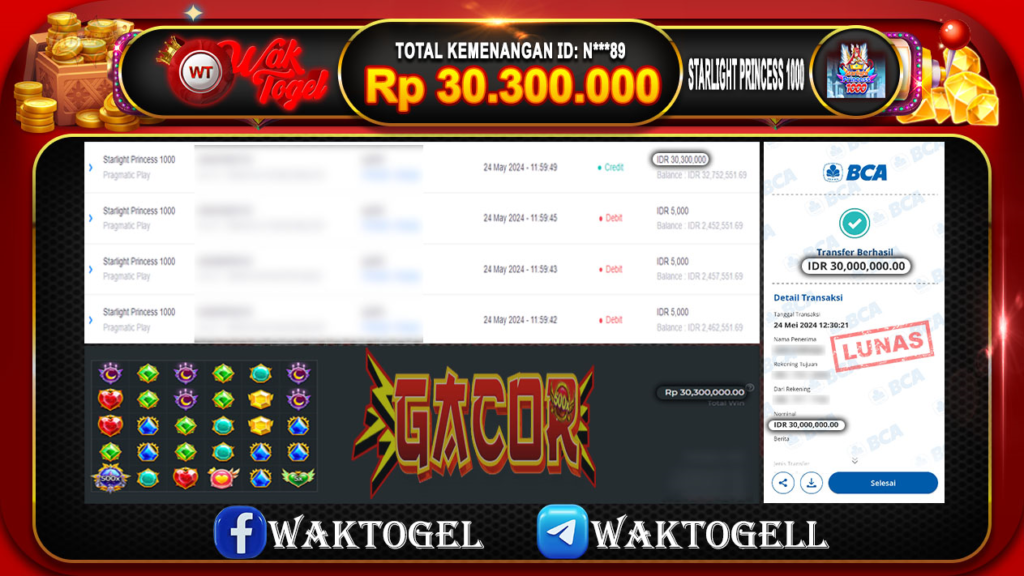 BUKTI PEMBAYARAN SLOT WAKTOGEL