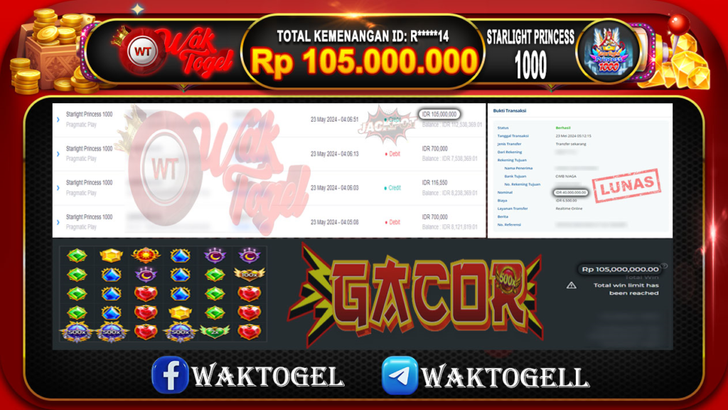 BUKTI PEMBAYARAN SLOT WAKTOGEL