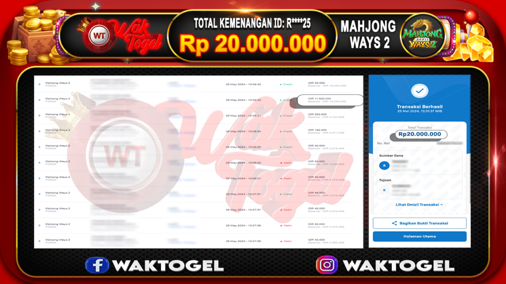 BUKTI PEMBAYARAN SLOT WAKTOGEL