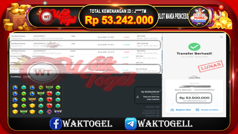 BUKTI PEMBAYARAN SLOT WAKTOGEL