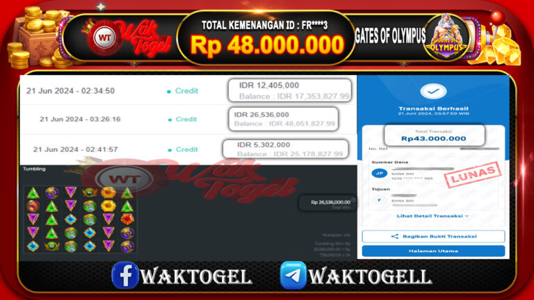 BUKTI PEMBAYARAN SLOT WAKTOGEL