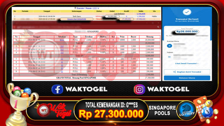 BUKTI PEMBAYARAN SINGAPORE WAKTOGEL