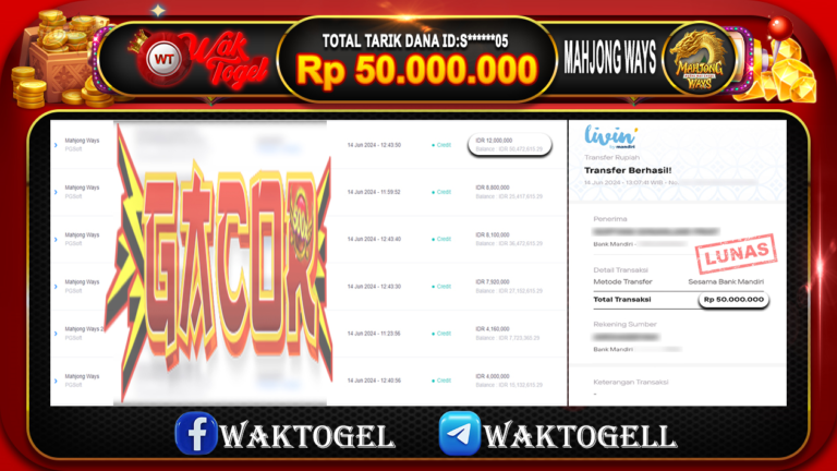 BUKTI PEMBAYARAN SLOT WAKTOGEL