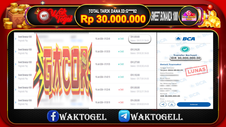 BUKTI PEMBAYARAN SLOT WAKTOGEL