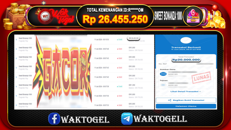 BUKTI PEMBAYARAN SLOT WAKTOGEL