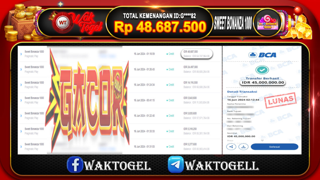 BUKTI PEMBAYARAN SLOT WAKTOGEL