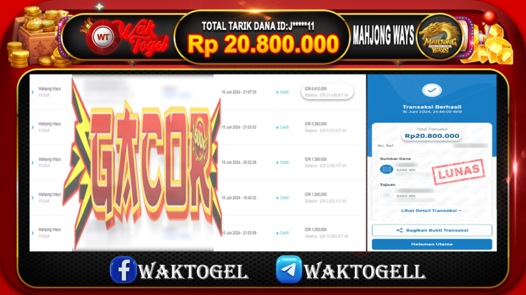 BUKTI PEMBAYARAN SLOT WAKTOGEL